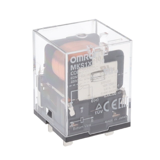 MKS1XT-10 DC220 Omron Automation and Safety  Power Relays Over 2 Amps